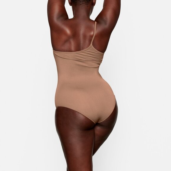 SKIMS Essential One Shoulder Bodysuit Tigers Eye 4X/5X - Picture 5 of 12